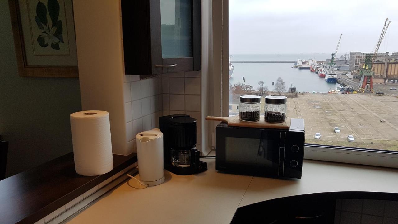 Gdynia Centrum Z Pieknym Widokiem Na Morze I Balkonem 9 Pietro Przy Sea Towers Eksteriør bilde